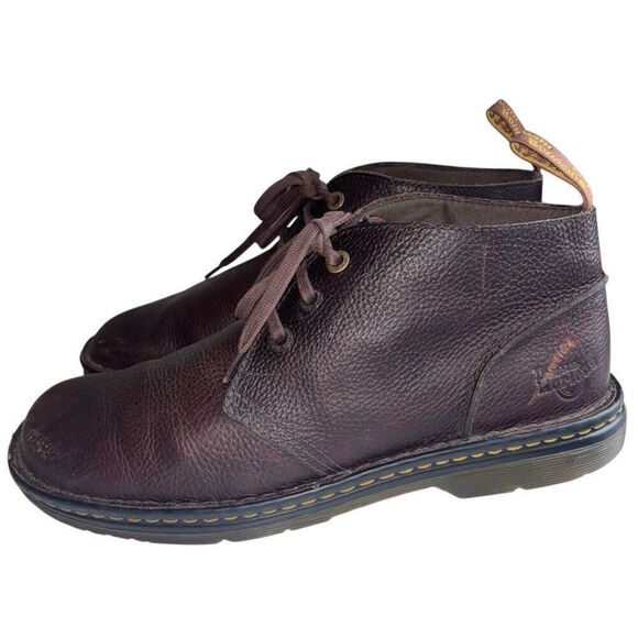 Dr martens sussex bear track slip resistant chukka boots dark drown size 12 main image 10